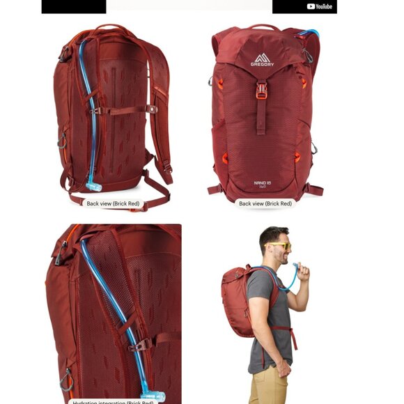 Gregory Nano 18 H2O Hydration Pack - Picture 2 of 5